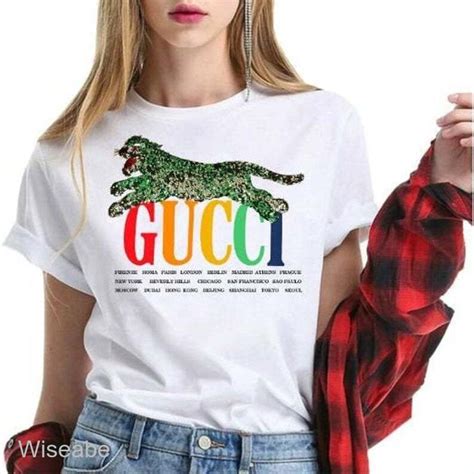 black and gold shirts gucci|Gucci jaguar shirt.